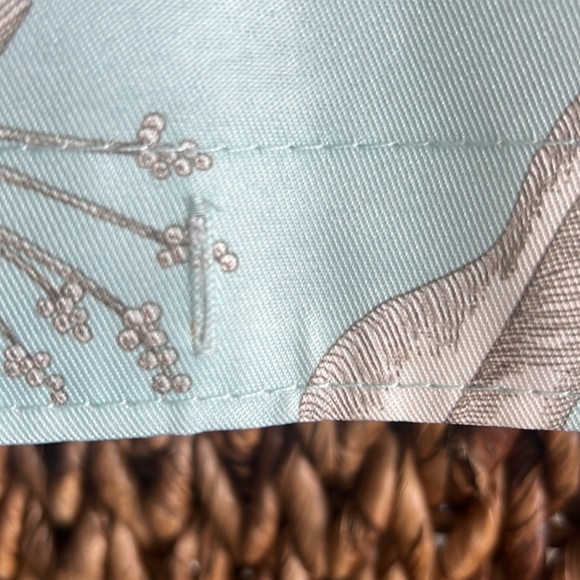 Standard shower curtain sea shore shells seahorse coral soft blue, white, grey - Picture 3 of 3